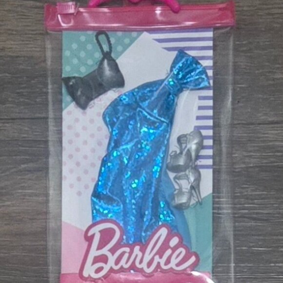 Barbie Fashion Pack Complete Looks Evening Collection Cocktail Dress Stilettos - Picture 1 of 3
